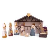 Felt Nativity Scene with Stable