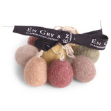 Mini Easter Egg Decorations in Light Colours – Set of 8