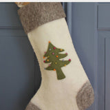 Christmas Stocking with Tree