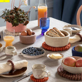 <tc>Blommefarvede filtskåle – Sæt med 3</tc>