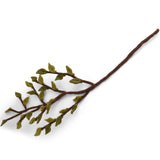 Decorative Branch with Green Leaves