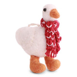 Goose with Scarf Christmas Tree Ornament