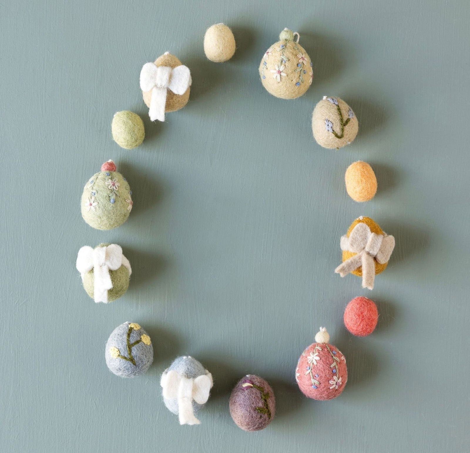 Colourful Mini Easter Egg Decorations – Set of 8