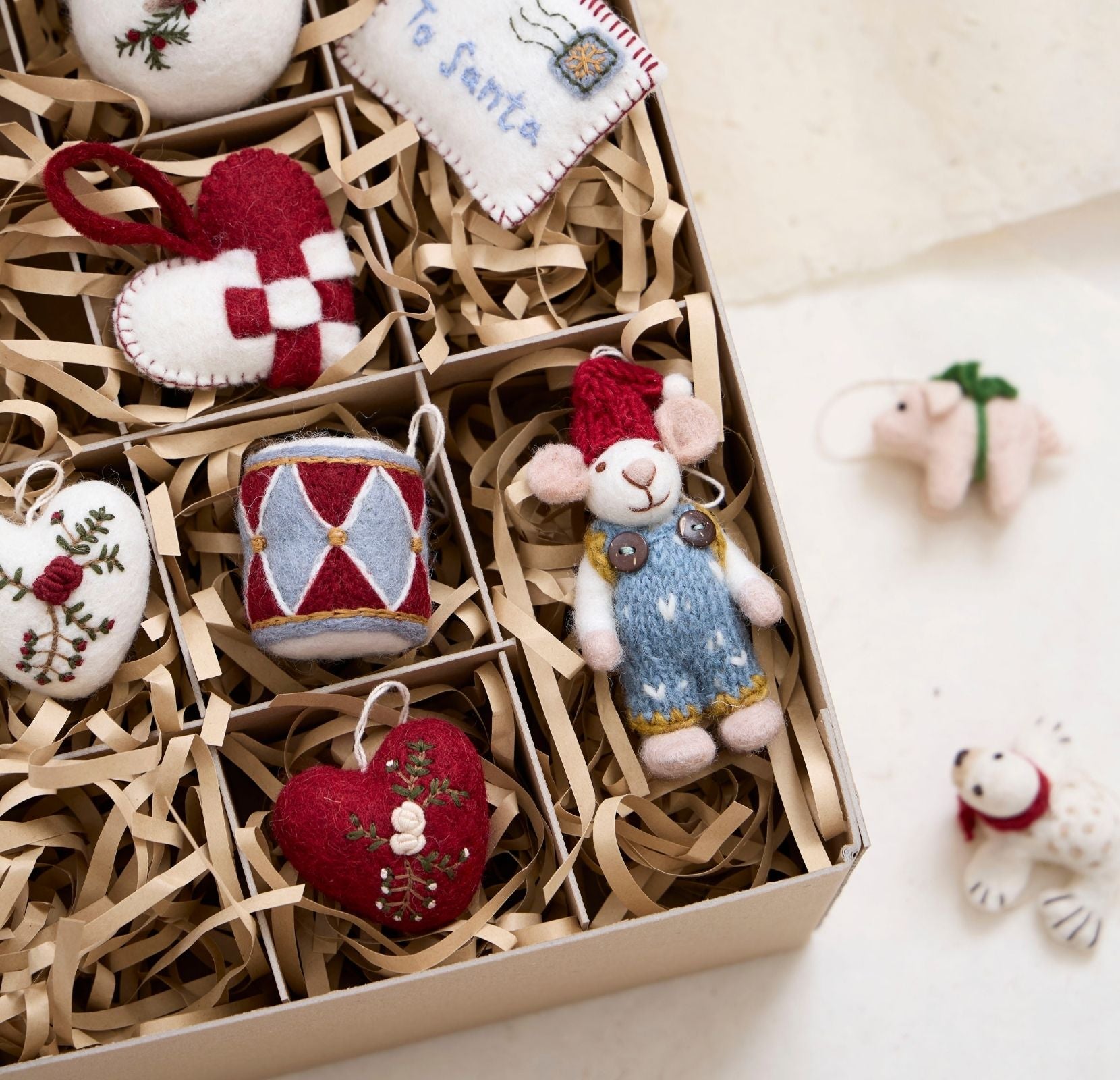 Pig with Clover Christmas Tree Ornament