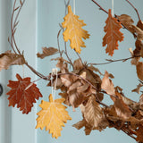 Felt Maple Leaf Hanging Decorations – Set of 3