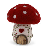 Large Felt Mushroom House Decoration