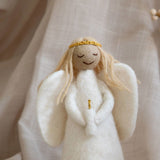 Embroidered Christmas Angel Figure