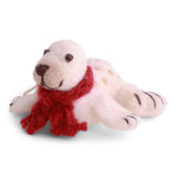 Baby Seal with Scarf Christmas Tree Ornament
