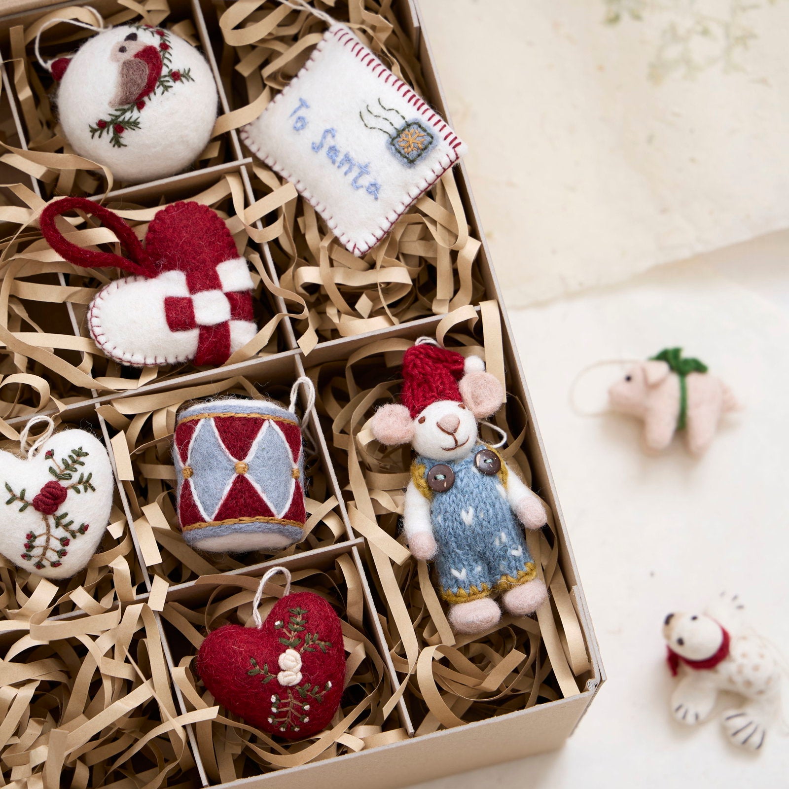 Baby Seal with Scarf Christmas Tree Ornament
