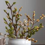 Decorative Branch with Yellow Berries