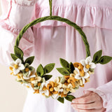 Kranz mit gelben Blumen – 25 cm