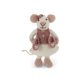 Felt Ballerina Mouse Figure