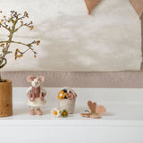 Felt Ballerina Mouse Figure