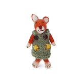 Felt Fox Girl Figure