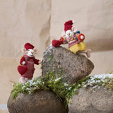 Small White Gry & Sif Mice with Hearts