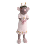 Medium Grey Girly Saint Lucia Mouse