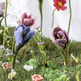 Felt Crocuses – Purple & Light Purple – Set of 2