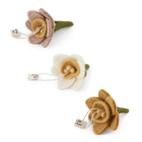 Daffodil Easter Decorations – Light Pink, White & Yellow – Set of 3