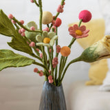 Felt Flowers – Set of 3 – Peach