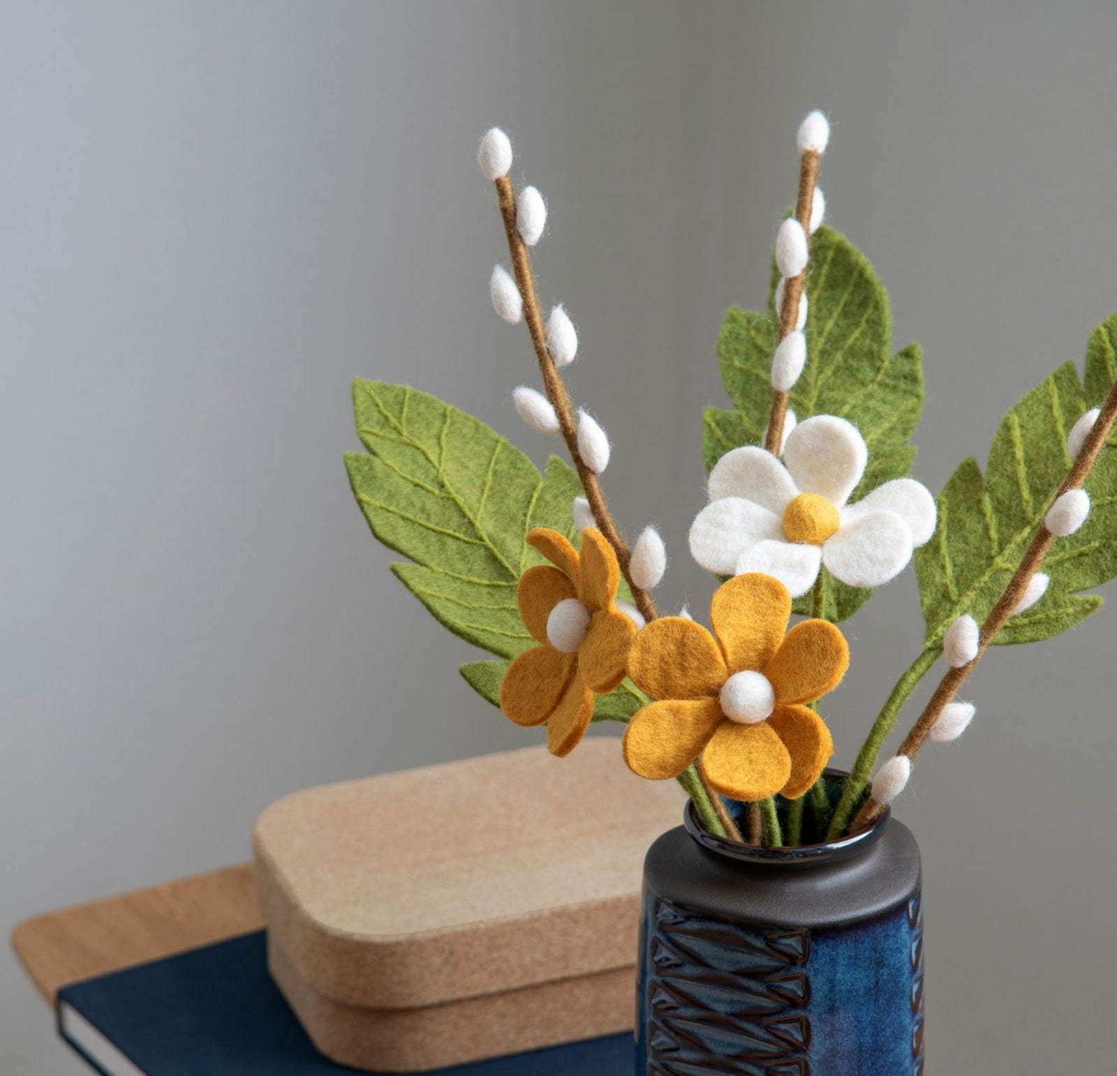 Decorative Pussy Willow Branches – Set of 3