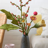 Filzblumen – 3er-Set – Melone