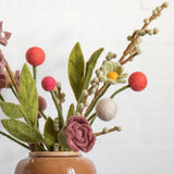 Filzblumen – 3er-Set – Mintgrün