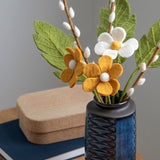 White Felt Anemones – Set of 3