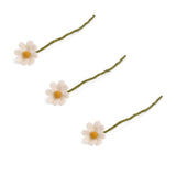 White Felt Anemones – Set of 3