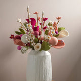 Felt Flowers – Set of 3 – Dusty Rose