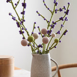 Felt Flowers – Set of 3 – Dusty Rose
