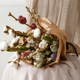 Decorative Branches with Rich Green Leaves – Set of 3