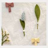 Filtblomster Hyacint Lyseblå - Sæt af 3