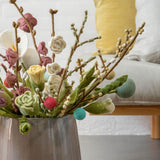 Filzblumen – 3er-Set – Staubgrün