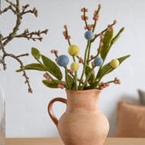 Filzblumen – 3er-Set – Staubgrün