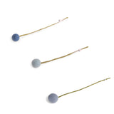 Filzblumen – Blau, Hellblau & Meeresblau – 3er-Set