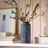 Filzblumen – Blau, Hellblau & Meeresblau – 3er-Set