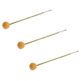 Felt Flowers – Set of 3 – Yellow