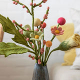 Filtblomster – Sæt af 3 – Orange