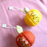 Felt Pumpkin Hanging Decorations – Set of 2