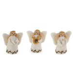 Handgefertigtes Engelsorchester aus Filz von Gry & Sif – 3er-Set Weihnachtsengel, Fair-Trade-Deko aus Nepal